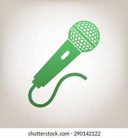 Microphone icon.