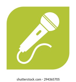 Microphone icon.