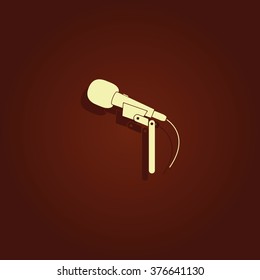 Microphone icon.