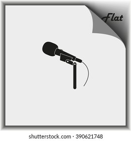 Microphone icon.