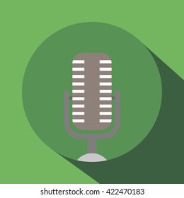 microphone icon. 