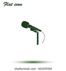 Microphone icon.