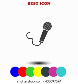 Microphone icon.