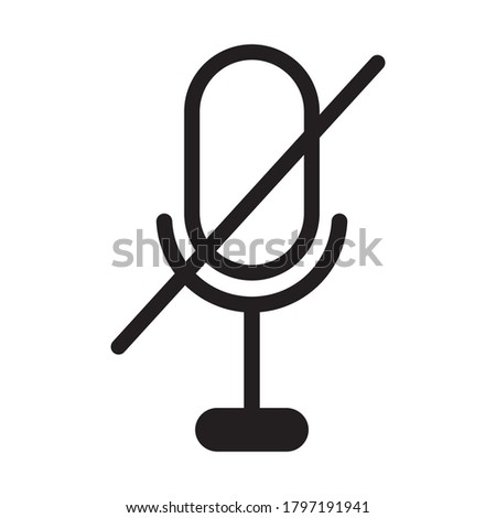  microphone icon blac on white background