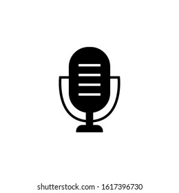 microphone icon black and white