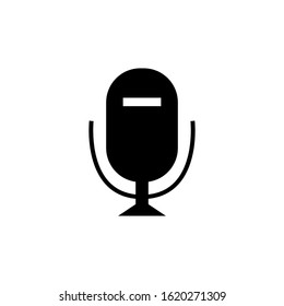 microphone icon black and white