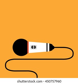 Microphone icon with cable 1