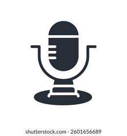 microphone icon collection .design style with background