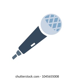 Microphone icon, communication icon, audio record mic