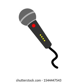 Microphone icon, communication icon, audio record mic