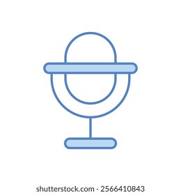 Microphone icon. Computer hardware icon design. vector graphic