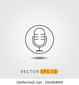 Microphone icon design