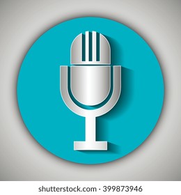 microphone icon  design 