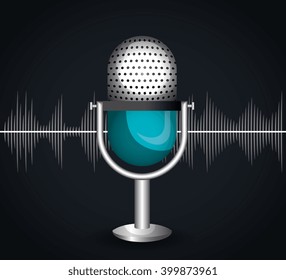 microphone icon  design 