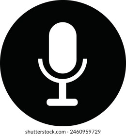Micrófono Diseño de iconos EPS 10.