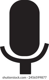 Microphone icon design eps file

