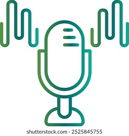 Microphone icon design for personal commercial use