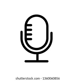 microphone icon design template