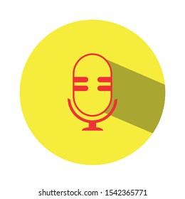 Microphone icon. Design Template Vector
