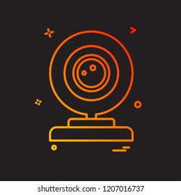 Microphone icon design vector