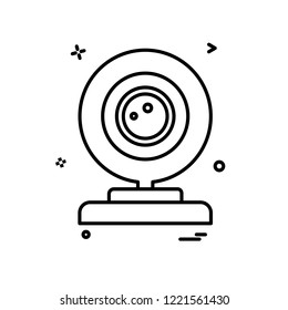 Microphone icon design vector