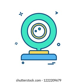 Microphone icon design vector