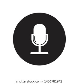 MICROPHONE ICON DESIGN , VECTOR EPS10