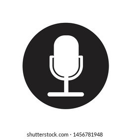 MICROPHONE ICON DESIGN , VECTOR EPS10
