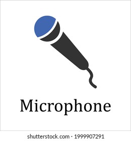 microphone icon design vector graphics