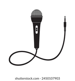 microphone icon design vector illustration