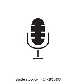 MICROPHONE ICON DESIGN , VECTOR ILUSTRATION EPS10