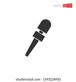 Microphone Icon Design Vector Template