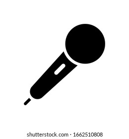 microphone icon design vector template