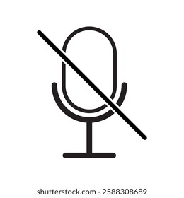 microphone icon design vector template illustration
