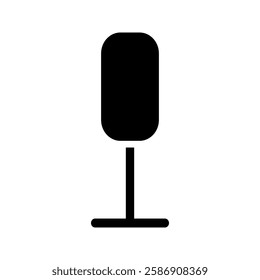 Microphone icon designed for live singers, musicians, and audio creators. Perfect for concerts, streaming, and music-related branding.