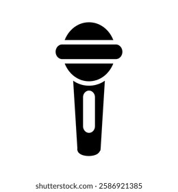 Microphone icon designed for singers, recording artists, and entertainers. Ideal for stage shows, concerts, and music branding.