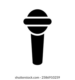 Microphone icon designed for stage performers, music lovers, and audio content creators. Perfect for concerts, podcasts, and sound branding.