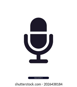microphone icon. Devices and Electronics related icons. Computers and mobile phones vector icons. 