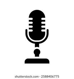 Microphone icon. Different microphone collection.