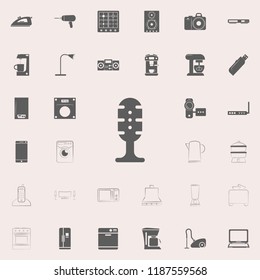 microphone icon. Electro icons universal set for web and mobile