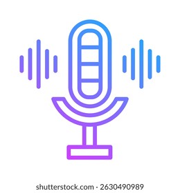 Microphone Icon Element For Design