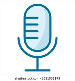 Elemento del icono del micrófono para el diseño