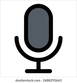 Microphone Icon Element For Design