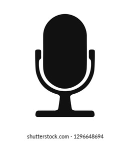 Microphone icon. Elements of news and media streaming icon. Premium quality graphic design. Signs, symbols collection icon for websites, web design, mobile app, graphic on white background.