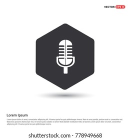 Microphone Icon - EPS 10