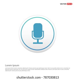 Microphone icon - EPS 10