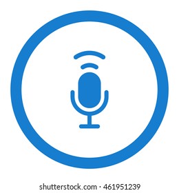 Microphone Icon, flat design style