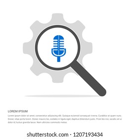 Microphone Icon - Free vector icon