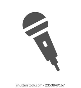 Mikrofon-Symbol für die Grafikdesign-Vektorvorlage
