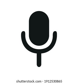 Microphone  icon for graphic design projects